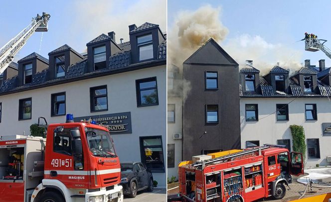 Pożar hotelu Senator w Starachowicach