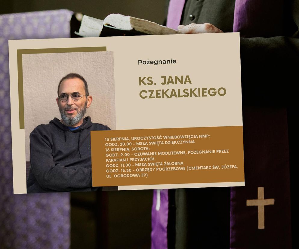 Łódź. Nie żyje ksiądz Jan Czekalski, proboszcz parafii Matki Boskiej Fatimskiej w Łodzi