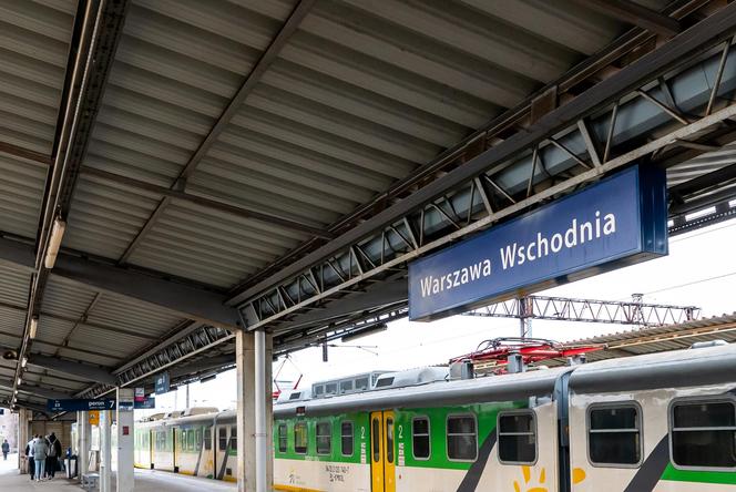 Dworzec PKP Warszawa Wschodnia przed przebudową w ramach remontu linii średnicowej