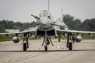 Brytyjskie Eurofightery Typhoon 