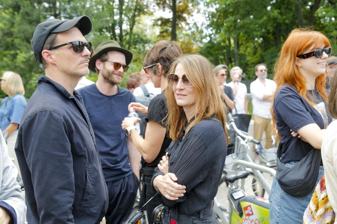 Maja Ostaszewska z partnerem