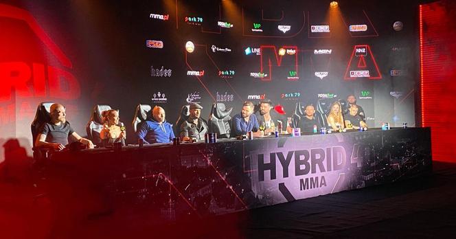 Konferencja w przed galą Hybrid MMA 4  w Zielonej Górze