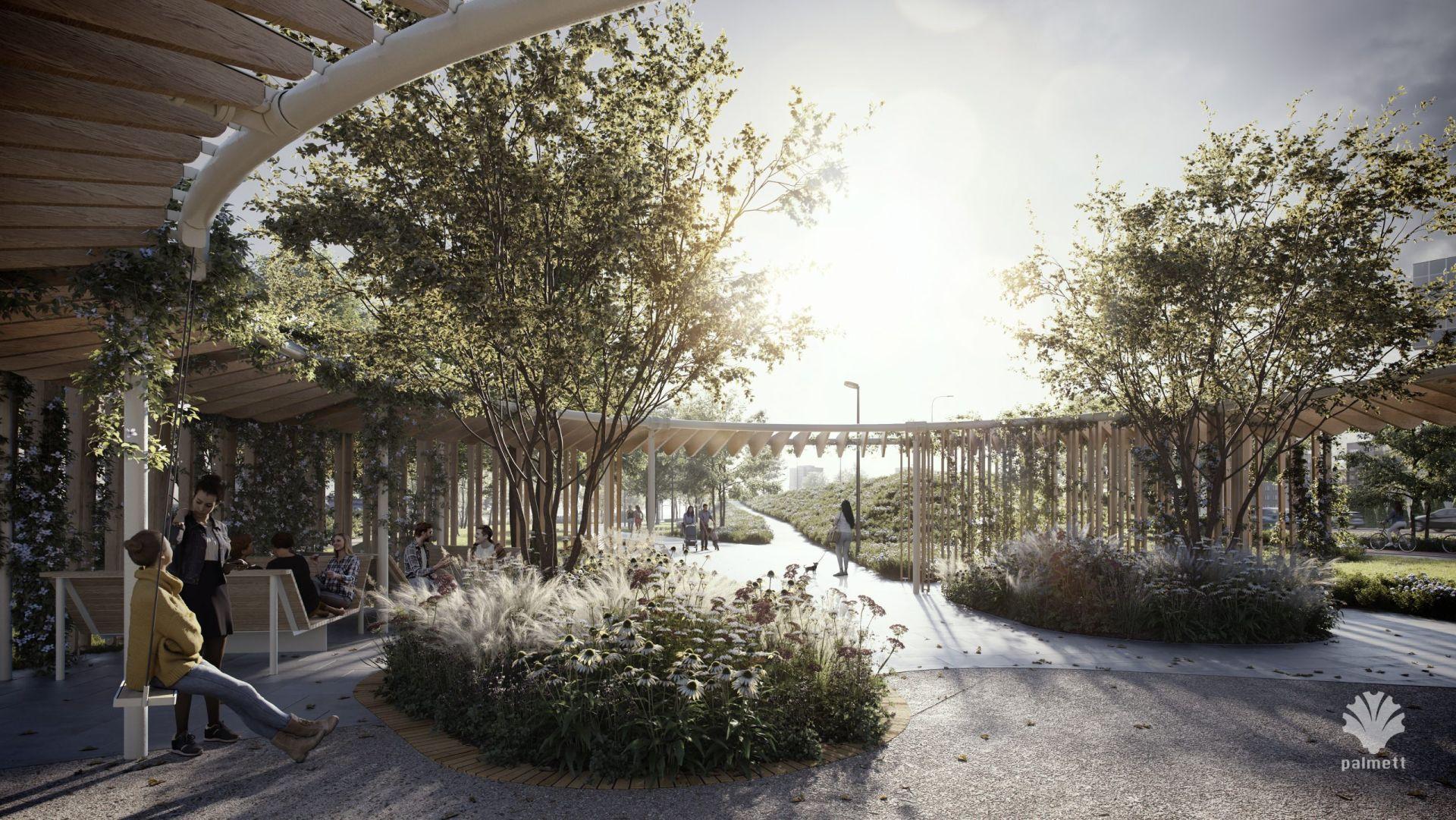 Nowy park linearny na warszawskim Ursynowie