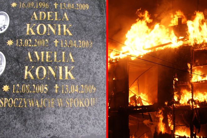 Grób rodziny Konik i pożar hotelu socjalnego w Kamieniu Pomorskim