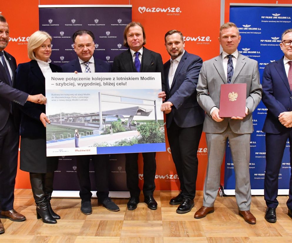 Koniec przesiadek! Pociągiem dojedziesz prosto na lotnisko w Modlinie! Jest decyzja