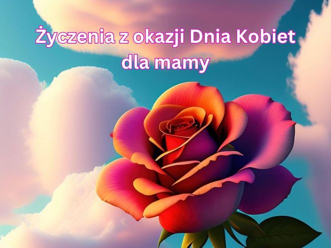 Kartki z życzeniami na Dzień Kobiet dla mamy