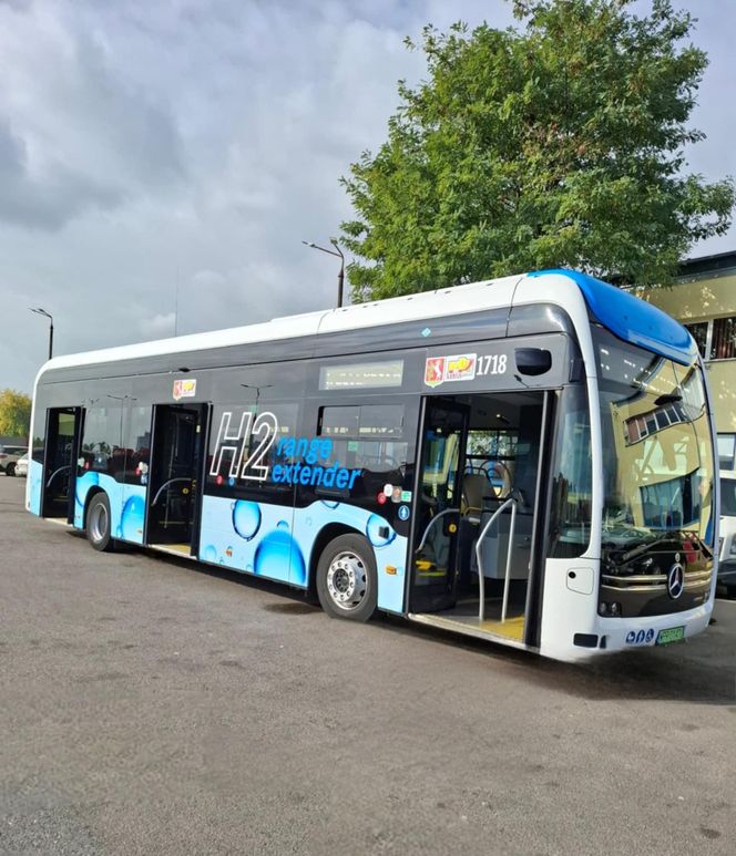 Wodorowy autobus Mercedesa na testach w Lublinie