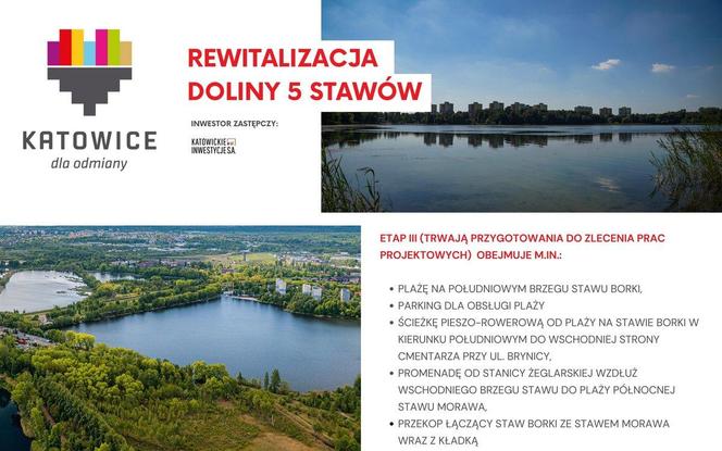 Katowice podpisały umowę na realizację II etapu rewitalizacji Doliny 5 Stawów