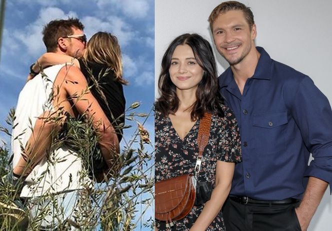 Mikołaj Roznerski pokazał zdjęcie z synem z inną aktorką z M jak miłość. Antek piękne włosy odziedziczył po matce!