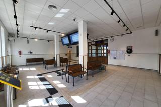 Dworzec w Trawnikach po modernizacji