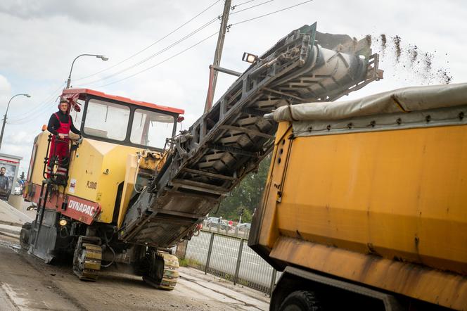 Remont torów tramwajowych