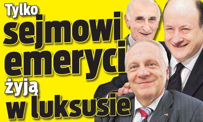 Tylko sejmowi emeryci żyja w luksusie