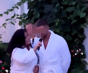 Iwona Węgrowska zagrała koncert w szlafroku