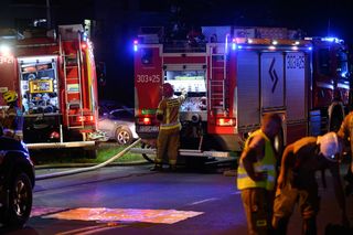 Pożar budynku przy ul. Krańcowej