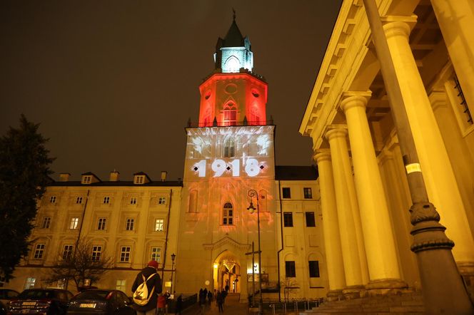 „Ojcowie Niepodległej” – wyjątkowy mapping na Wieży Trynitarskiej w Lublinie przed 11 listopada