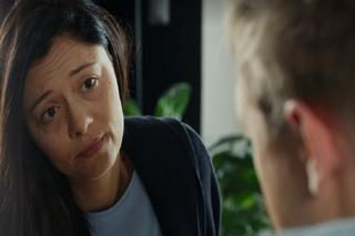 	M jak miłość odc. 1729. Iza (Adriana Kalska), Radek (Philippe Tłokiński) 