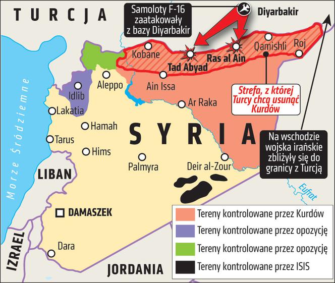 Turcja napadła na Syrię