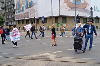 Strajk MOPS Łódź 8.07