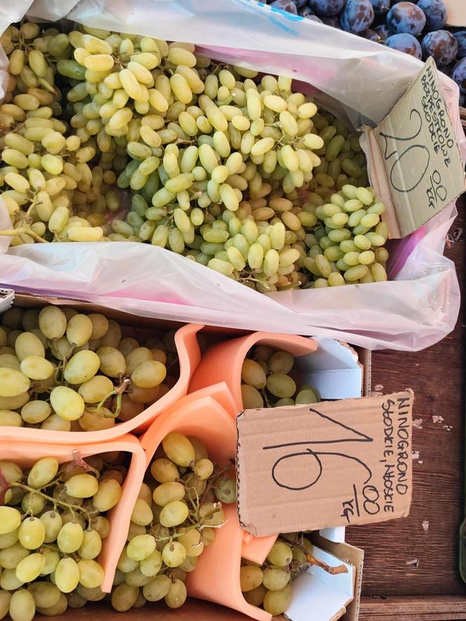 Winogrona na łódzkich targowiskach i w marketach. Sprawdź, ile kosztują [ZDJĘCIA]