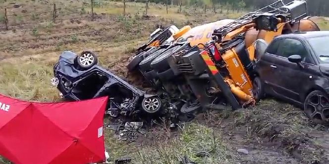   Purdka. Tragiczny wypadek na trasie Olsztyn - Szczytno