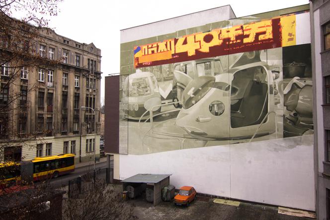 Nowy mural na Sienkiewicza