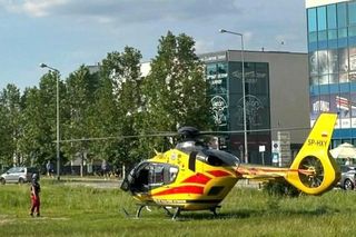 Pijaną nastolatkę wrzucili do stawu dla zabawy. Lądował śmigłowiec LPR