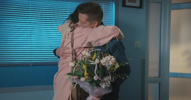 M jak miłość odc. 1881. Franka (Dominika Kachlik), Paweł (Rafał Mroczek)