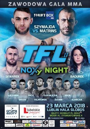 Lublin: 13. Gala MMA TFL 23 marca w Hali Globus! Zawodnicy będą walczyć w klatce
