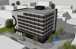 Wizualizacja nowych wielopoziomowych parkingów w Łodzi