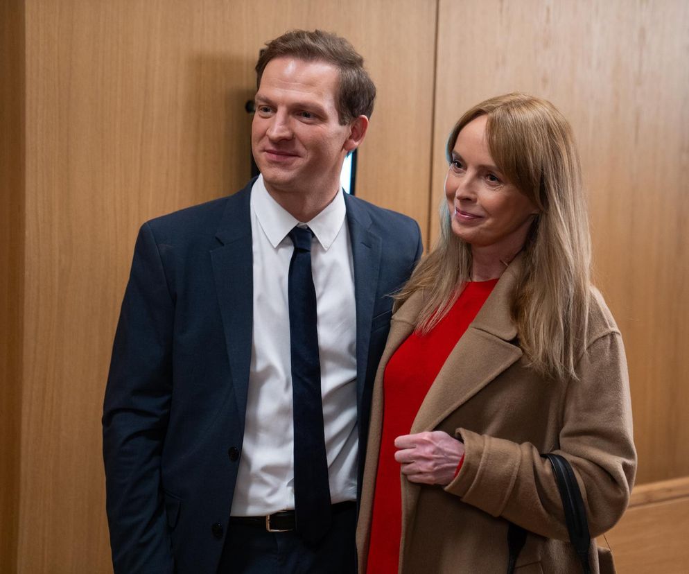 Barwy szczęścia odc. 3200. Łukasz (Michał Rolnicki), Agnieszka (Katarzyna Tlałka)