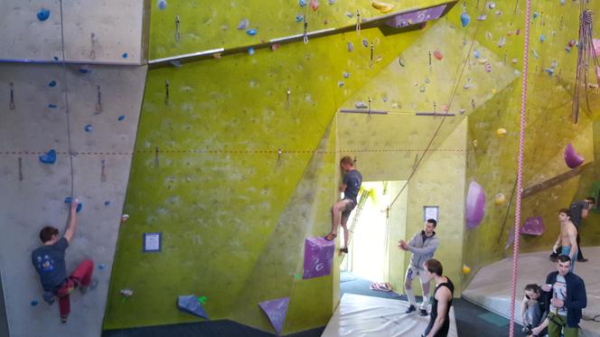 Zawody wspinaczkowe w Sosnowcu
