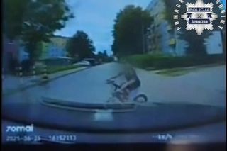 7-latek na rowerze wjechał pod samochód! Dziecko było bez opieki