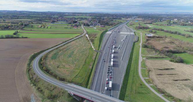 Korek-gigant na autostradzie A4 w Małopolsce