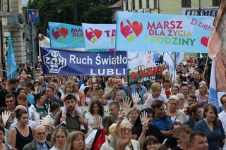 Marsz dla Życia i Rodziny przeszedł przez centrum Lublina