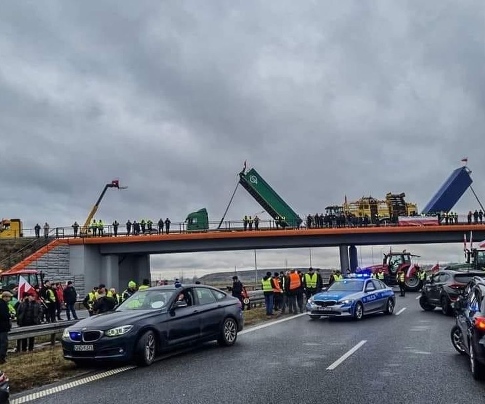 Protest rolników na Pomorzu. Całodobowa blokada S7. Do kiedy potrwa?