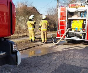 Pożar na osiedlu Bugaj w Starachowicach