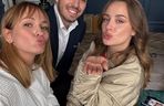 Barwy szczęścia na planie. Justin (Jasper Sołtysiewicz), Ola (Michalina Robakiewicz), Oliwka (Wiktora Gąsiewska)