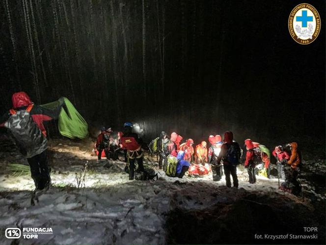 120-kilowa Niemka wdrapała się na Rysy i spadła. Akcja TOPR-owców
