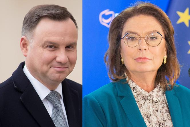 Andrzej Duda i Małgorzata Kidawa-Błońska 