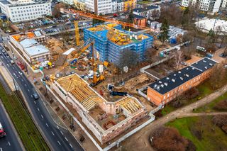 Budowa Sinfonii Varsovii w Warszawie