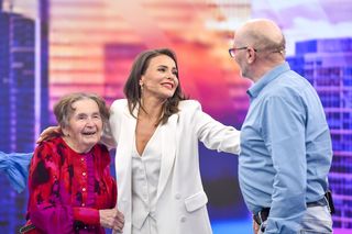 Edyta Herbuś z babcią