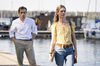 Profilerka, odcinek 3: dziennikarka Hanka Pietrewicz (Emma Giegżno), Olgierd Woliński (Jędrzej Hycnar)