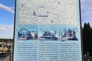 Zabytkowy kościół w Zadąbrowiu.