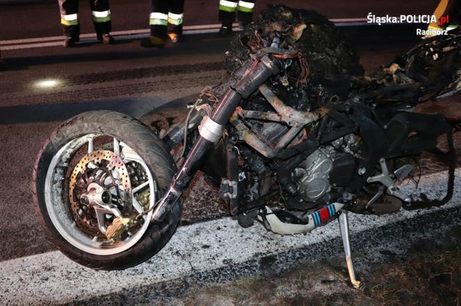 Tragiczny wypadek na Śląsku. Motocyklista wjechał w ciężarówkę i zginął