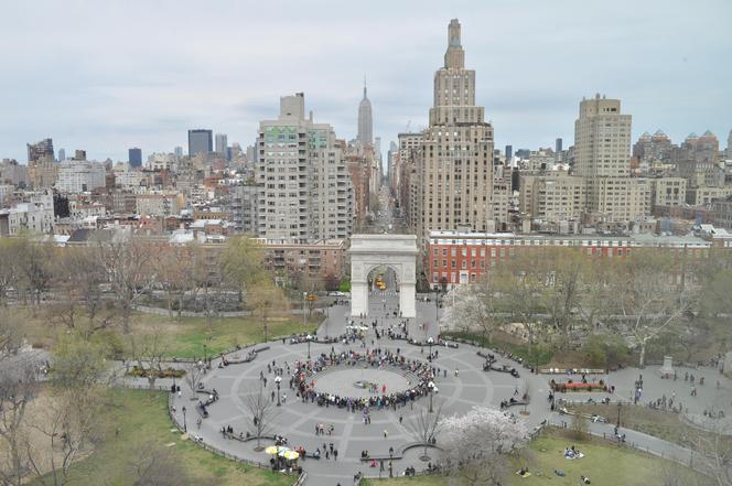 Washington Square Park w Nowym Jorku na Manhattanie