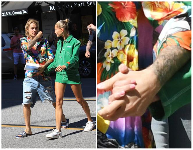 Justin Bieber i Hailey Baldwin za rączkę