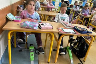 Kręcą wiedzę na pedałach! Jak rotory w kieleckiej szkole zmieniły lekcje nie do poznania