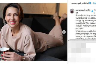 Tak wygląda chora Anna Popek