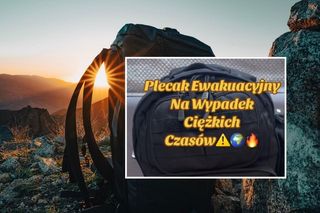 Plecak ewakuacyjny robi furorę wśród Polaków. Do czego może się przydać?