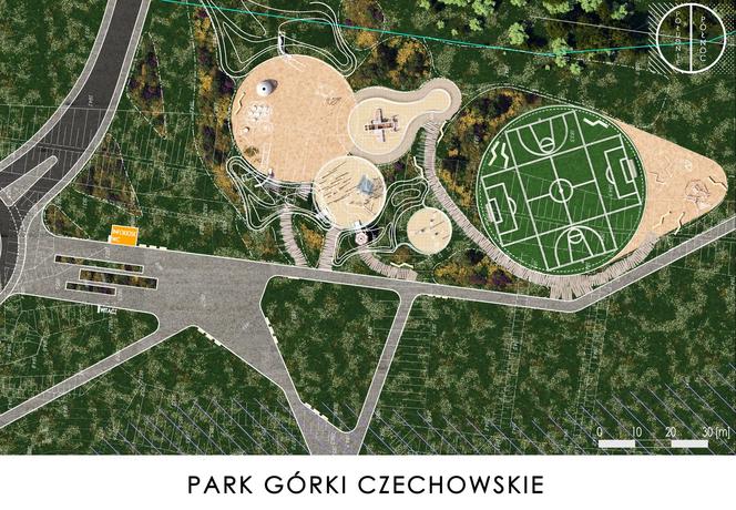 Park na Górkach Czechowskich w Lublinie – nowy projekt Bolesława Stelmacha